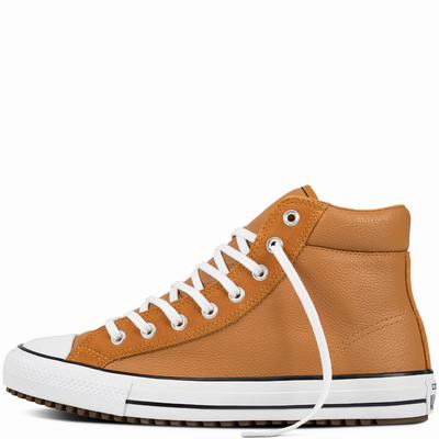 Converse Chuck Taylor All Star Boot Pc Leather + Suede High Tops Mens - White Shoes (662JBCLN)